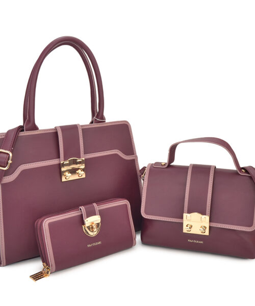 [N1030.61958/SETLIN-] SET 3 PZ DONNA BORSE NAJ-OLEARI L. LIN - NEW ...
